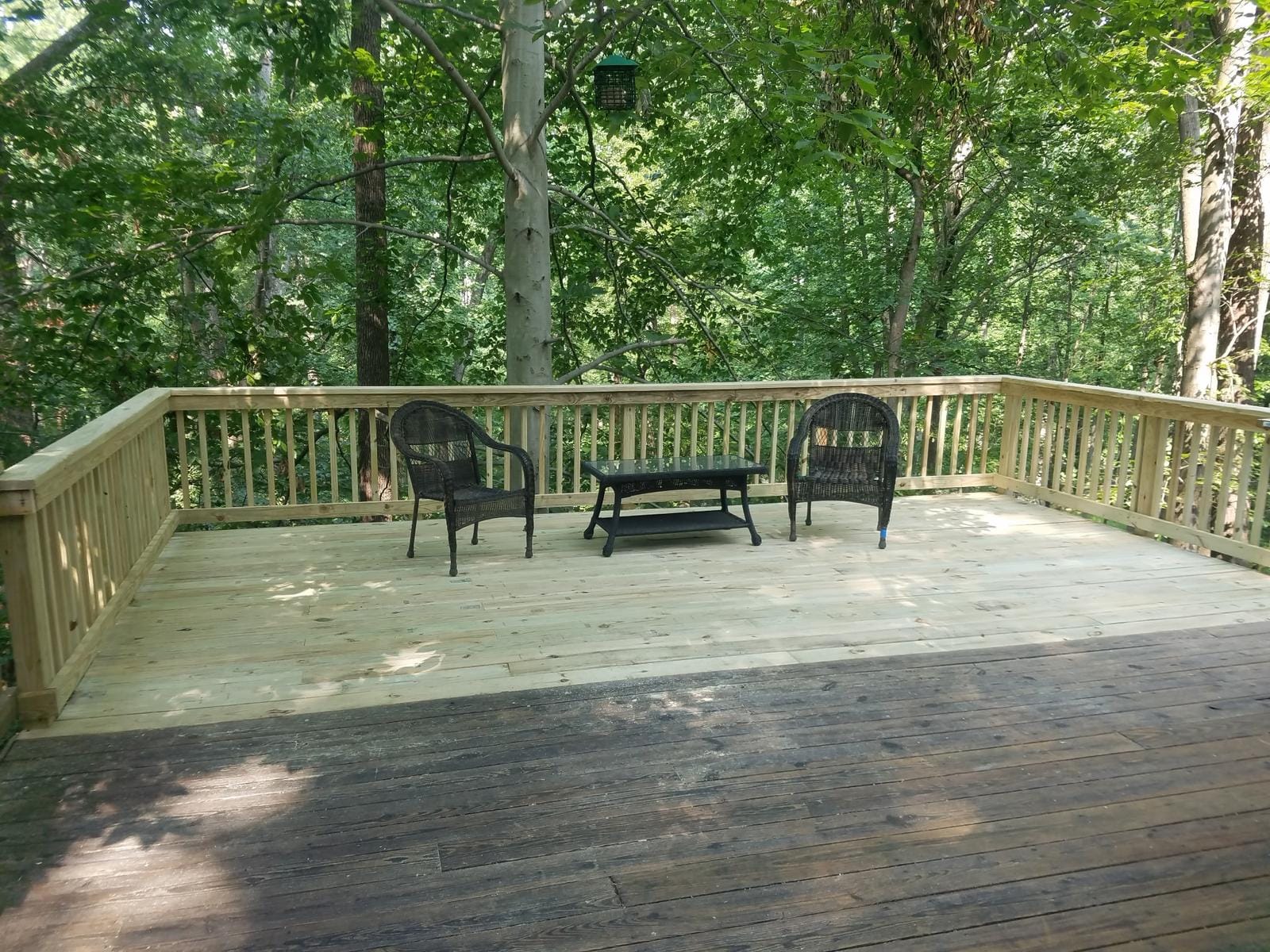 Great Falls deck project by Skip's Modern Carpentry
