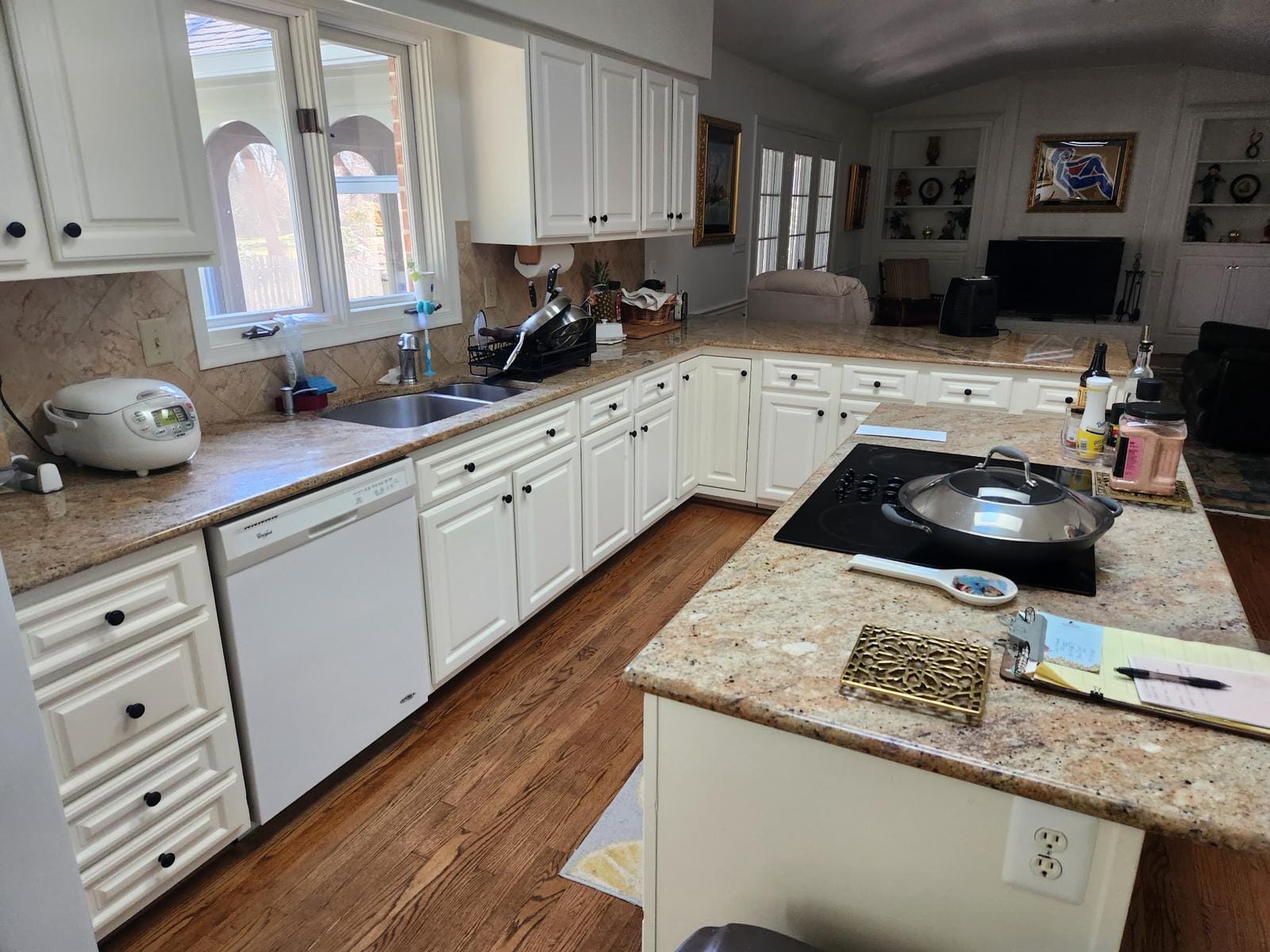 Classic White Kitchen — Skip's Modern Carpentry